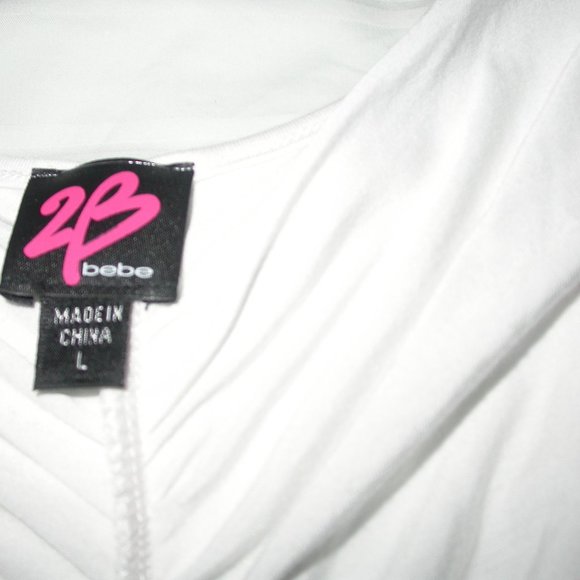 Rauched White Sleeveless Tunic - Picture 4 of 8